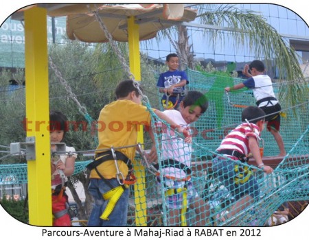 Parcours-Aventure à MAHAJ-RIAD à RABAT en 2012
